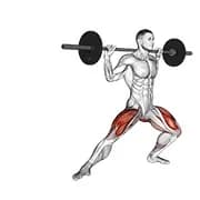 Langhantel Side Split Squat