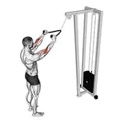 Standing Latzug (mit Seil)