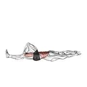 Flexionsbein sitzen (gerader Arm)