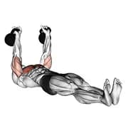 Kettlebell Wechselpresse auf dem Boden
