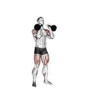 Kettlebell Doppeldruckmaschine
