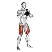 Goblet Squat mit Kettlebell