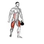 Kettlebell lunge passieren