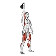 Kettlebell ein Arm Ruck