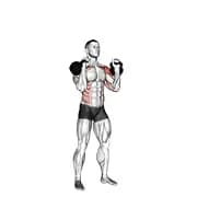 Kettlebell Wippenpresse