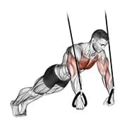 ausgesetzter Push-up