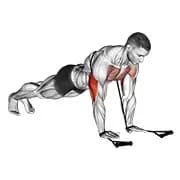 Band Close-Grip Push-Up