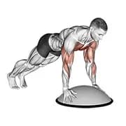 push up auf bosu ball