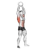 Medizinball Overhead Slam
