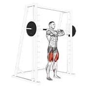 Smith front squat (sauberer Griff)