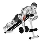 Dumbbell ein Arm Reverse Spider Curl