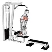 Inverse Leg Curl (auf Klimmzugseilmaschine)