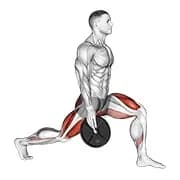 gewichtete Stretch-Lunge